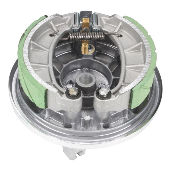 Bremsbacken + Nocken + Schalter + Bremsschild hinten (mit Bohrung/mit Schlitz) für Simson S50 S51 S53 S70 S83 SR50 SR80 (100813)