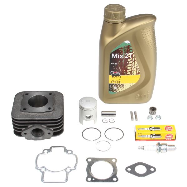 Zylinder Set 50ccm 40mm GROß für Piaggio AC Fly Liberty NRG Sfera TPH Zip / Gilera Stalker / Aprilia Scarabeo (165236)
