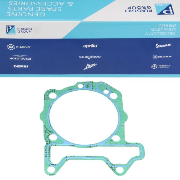 Zylinder Fußdichtung 0,6 mm Piaggio 875113 für Vespa ET4 125, GTS 300, Skipper, MP3, Gilera Runner – Original (875113)