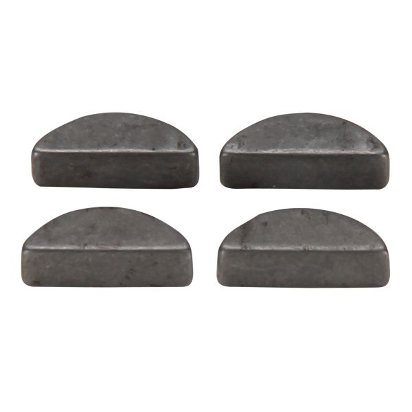 4x Halbmond Keil Scheibenfeder 2x3,7mm Schwungscheibe Zündungsseite für Simson Hercules DIN 6888 (1009334)