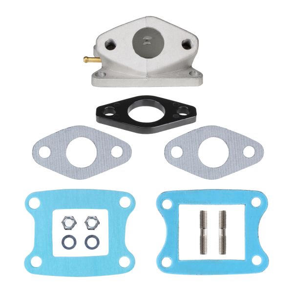Ansaugstutzen 20mm + Isolierplatte + Dichtungen für Honda MT MB MTX MBX 50 (114539)