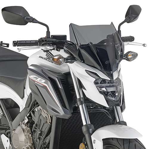 GIVI Windschild getönt 280 x 365 mm H/B mit ABE, mit Montagekit (A1159G)
