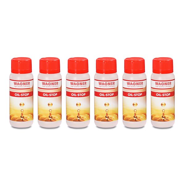 Wagner Spezialschmierstoffe Oil-Stop 6x 100 ml – Motorölzusatz zur Regenerierung undichter Dichtungen (20000281006)