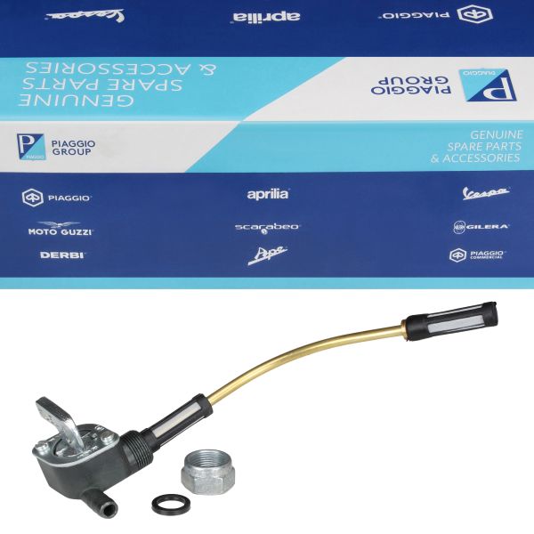 Benzinhahn Kraftstoffhahn AP8202085 für Aprilia Classic 50 (AM4 / AM5) - Original Piaggio OE (AP8202085)