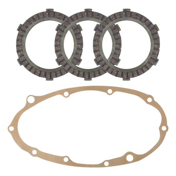 Kupplungslamellen Set + Kupplungsdeckeldichtung für Zündapp Super Combinette Typ 433 510 / Falconette Typ 435 - Citomerx (108762)