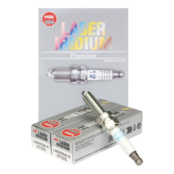 2x Zündkerze LMAR9AI-8 NGK SAE fest IRIDIUM 97225 (9439742)