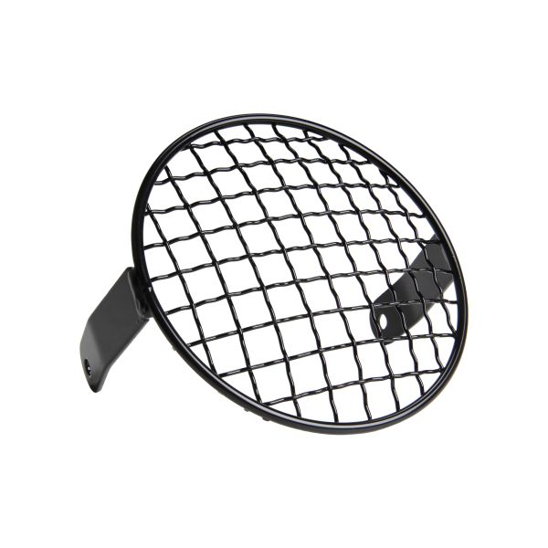 Lampengitter rund schwarz universal 130mm für Mofa Moped Mokick (110638)