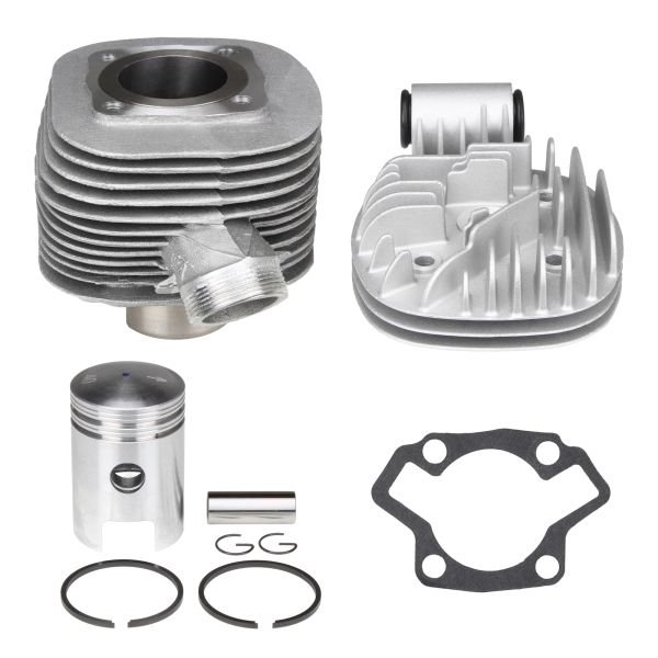 Zylinder Set + Kopf 50ccm 40mm für Simson KR51/1 Schwalbe SR4 Spatz Star Habicht Duo (112375)