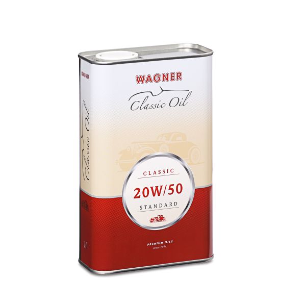Wagner Motorenöl SAE 20W-50 Standard 1 Liter – robustes Hochleistungsöl für Benzin- & Dieselmotoren (2000108001)