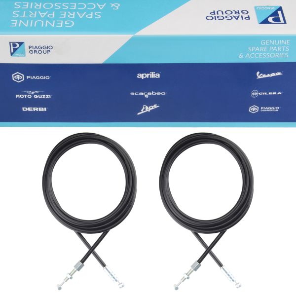 2x Schaltzug Komplettset Gang für Piaggio APE 50 TL4T - TL6T ZAPC (6582072)