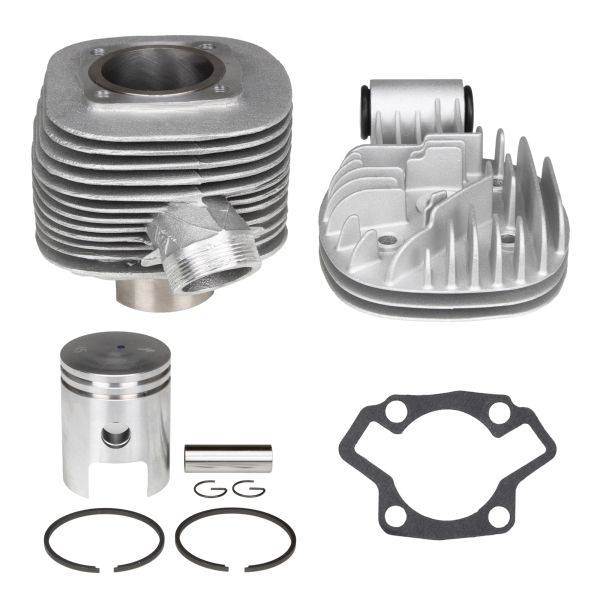 Zylinder Set + Kopf 63ccm 45mm für Simson KR51/1 Schwalbe SR4 Spatz Star Habicht Duo (112376)