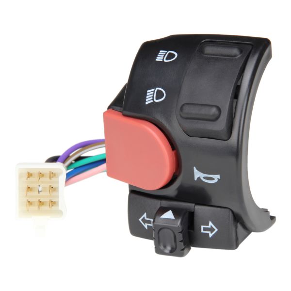 Schaltereinheit links Hupe Blinker Fernlicht für Yamaha Aerox / MBK Nitro bis 2002 – Citomerx 103531 (103531)