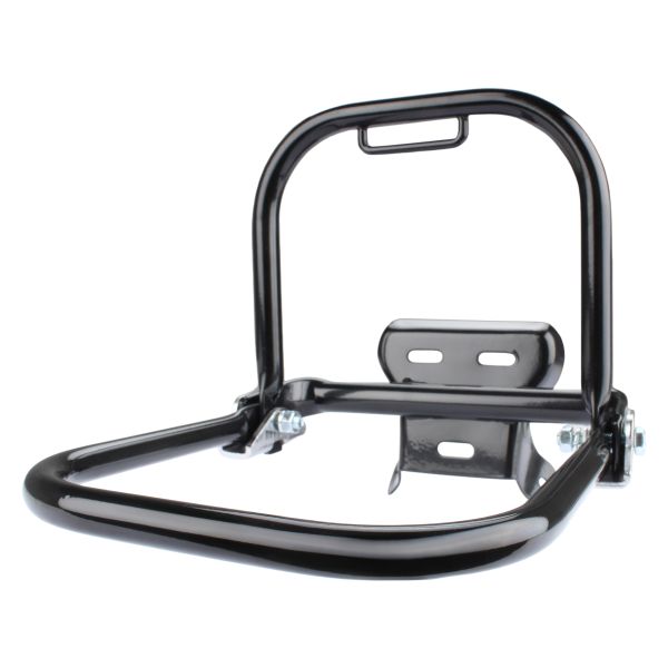 Gepäckträger Set schwarz (kurzer Stützbügel) mit Schutzblechhalter für Simson S50 S51 S70 (100890)