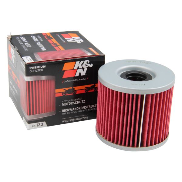K&N Premium Ölfilter KN‑133 – Kartuschen-Ölfilter für Suzuki GSX GS GSF Bandit (109523)