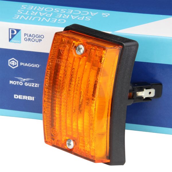 1x Blinker ORIGINAL PIAGGIO Vespa PK 50 80 125 S vorne links orange (216782)