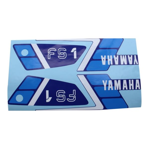 Aufkleber Satz blau ""Yamaha FS1"" für Yamaha FS1 ab 1989 (187470)