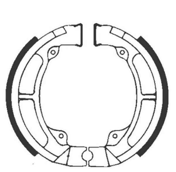 Bremsbacken für Trommelbremse EBC mit Federn Typ K703 (681112)