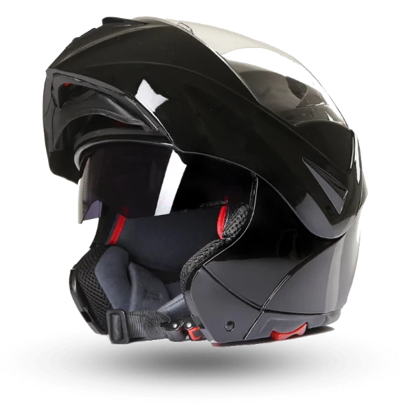 CMX Klapphelm Spacer glänzend schwarz Klapphelm Spacer schwarz glänzend