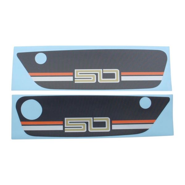 Aufkleber Set Tank schwarz für Suzuki K50 N / DN (187159)