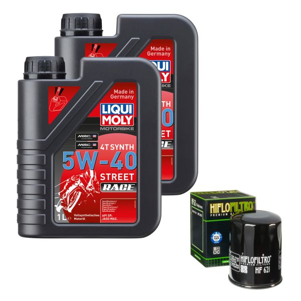 Wartungs-Set für Arctic Cat Cat 1000 XT EFT EPS 2016, LiquiMoly 5W-40 Race 2L (110490)