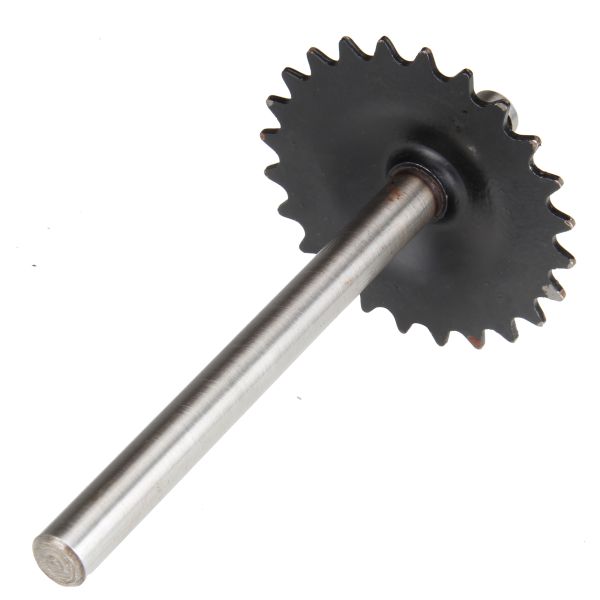 Tretkurbelwelle mit Ritzel 24 Zähne für Peugeot 103 (110761)
