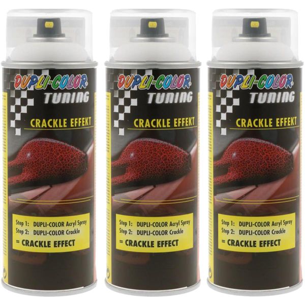 Duplicolor Lackspray Crackle Effekt weiß 3x 400 ml. (DU4664413)