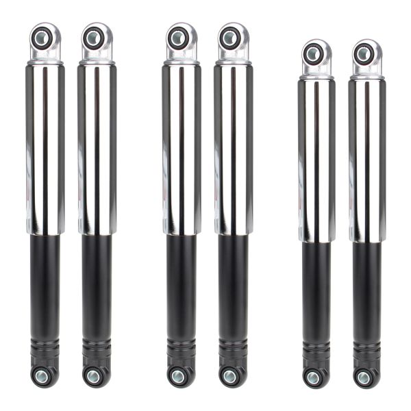 Tieferlegung Stoßdämpfer Set vorne + hinten 310mm + 2x 320mm schwarz/chrom für Simson DUO (1040513)