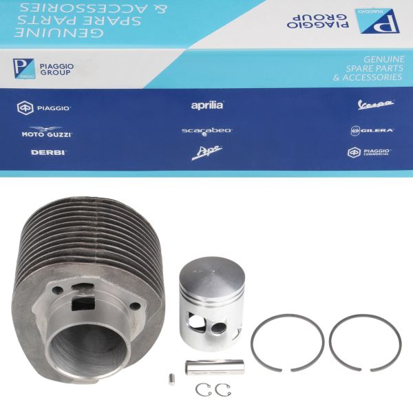 Piaggio Original Zylinder Kit für Vespa 200 Rally, P200E, PX200E, Cosa 200 – Ersatzteilnummer 414708 (414708)