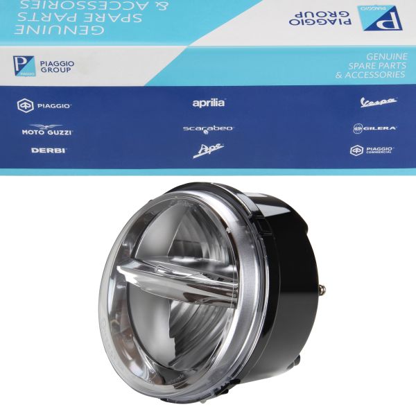 Piaggio Vespa Primavera/Sprint LED-Scheinwerfer Original 50-150ccm E5 - 1D002114 (1D002114)