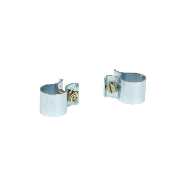 Halteschellen Klemmschellen Set (runde Blinker) für Simson S50 S51 S70 SR50 SR80 / MZ ETZ 125 150 250 (103202)