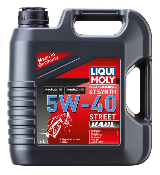 Motorbike 4T Synth 5W-40 Street Race 4 L - Liqui Moly (LM1685)
