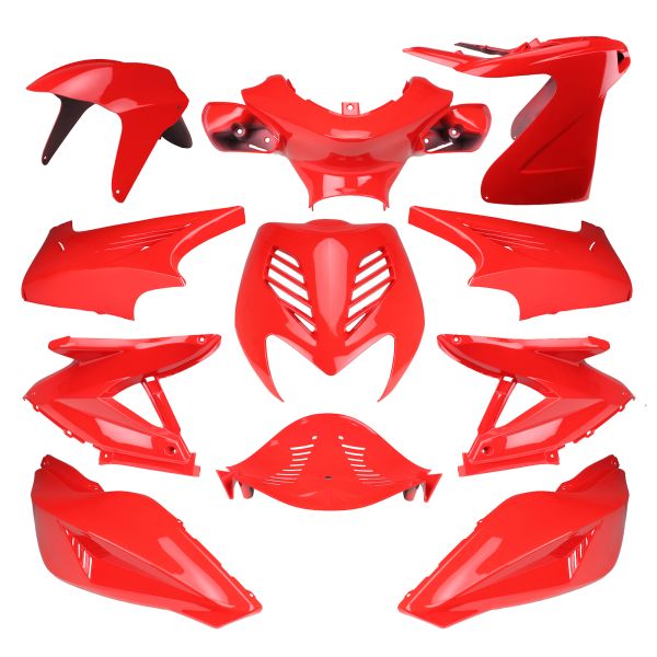 Verkleidungssatz rot Verkleidung Verkleidungsteile Set für Yamaha Aerox MBK Nitro YQ50 - Citomerx (110666)