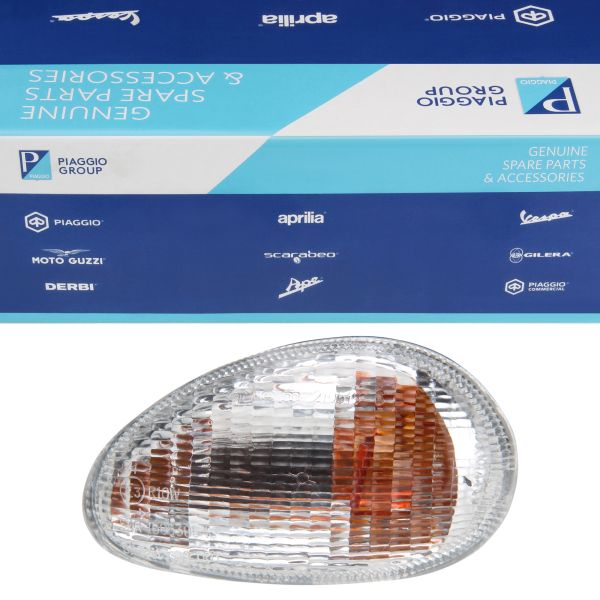 Blinker vorne links Weiß Original für Piaggio Vespa ET2 ET4 50 125 150 (581633)