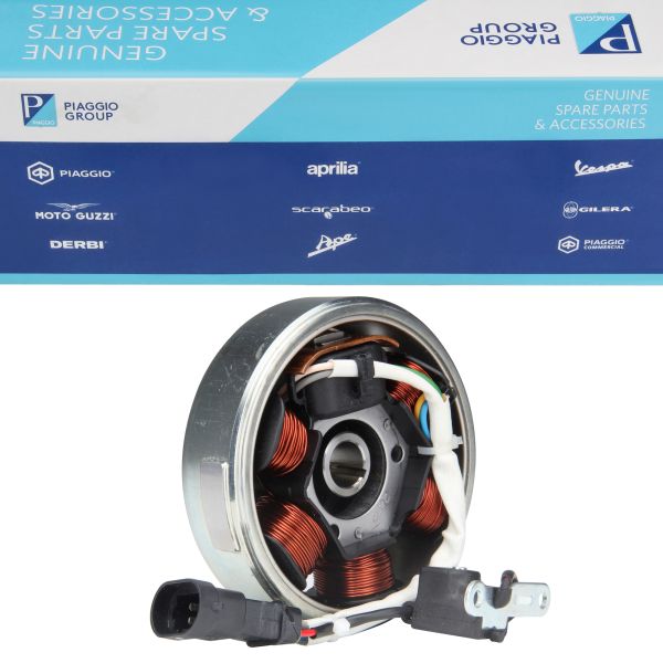 Lichtmaschine Polrad Original für Piaggio NRG TPH Gilera Runner 50 Vespa ET2 LX (58136R)