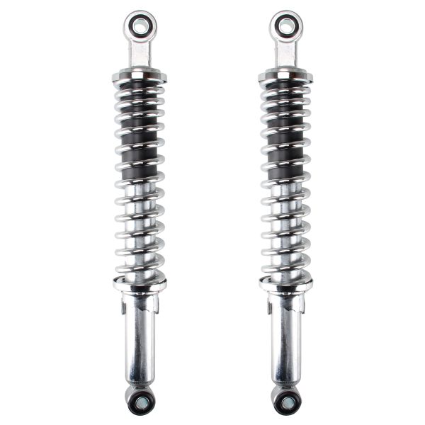 Stoßdämpfer Federbeine Set 365mm Chrom (12/10mm) für Honda MT MB 50 (110713)