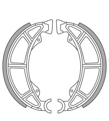 Bremsbacken NewFren Typ GF.1281 (1 Satz a 2 Stück) (801281)