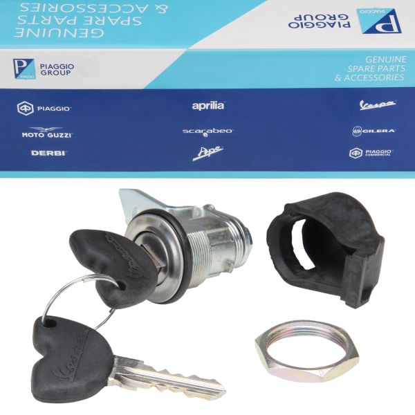 Topcase Schloßsatz Orginal Erstzteil für Piaggio Vespa GTS Gilera Runner Power Zip 2 (299676)