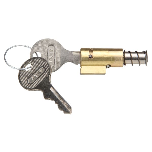 Steering Lock 12mm With 2 Keys For Kreidler Florett K 54, Flory, Zündapp, Hercules - Brass-1091344