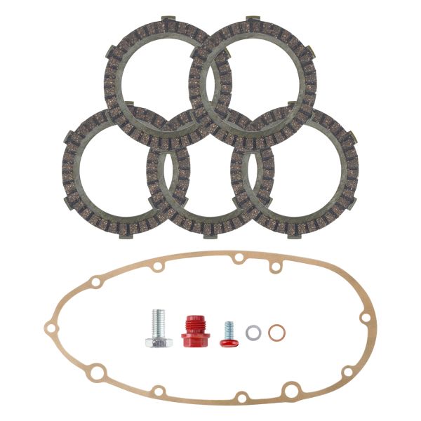 Ölschrauben, Kupplungsdeckeldichtung und Lamellen für Zündapp KS 125 Sport Typ 521-01 von Citomerx (108826)