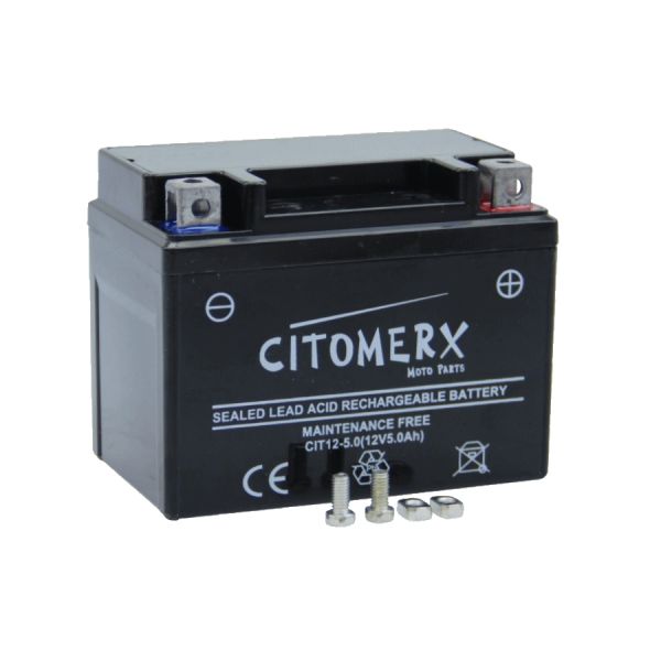 Gel-Batterie CIT YB4L-B, 12 V 5 Ah, Pluspol rechts, DIN 50411LV (e48e9848-e899-4bac-9ca8-14cb73837f9f)