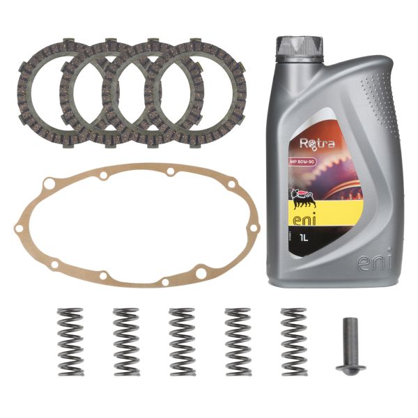 Kupplungslamellen + Kupplungsfedern + Dichtung + Öl + Durckstift für Zündapp Super Combinette Typ 517 - Citomerx (108790)