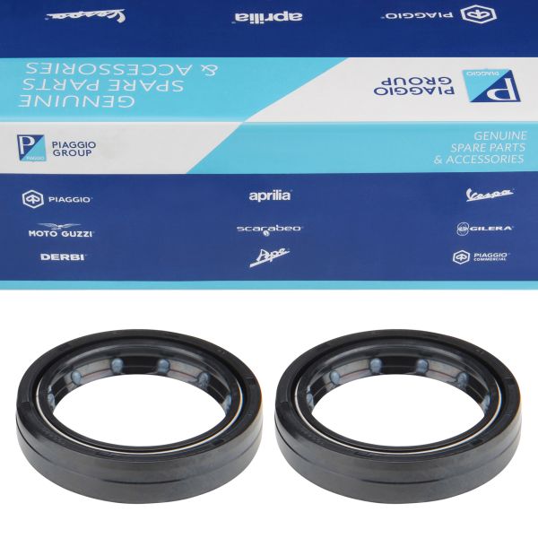 2x Gabelsimmerring Gabel Simmering für Aprilia SX RX 50 125 / Derbi Senda SM R 50 125 / Malaguti XSM XTM 125 (2R0000502)