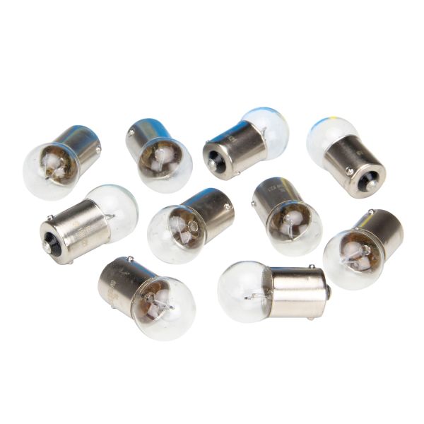 10x Glühlampe 6V 15W BA15S 18x35 Birne für Mofa Moped Zündapp Hercules Puch (10456910)