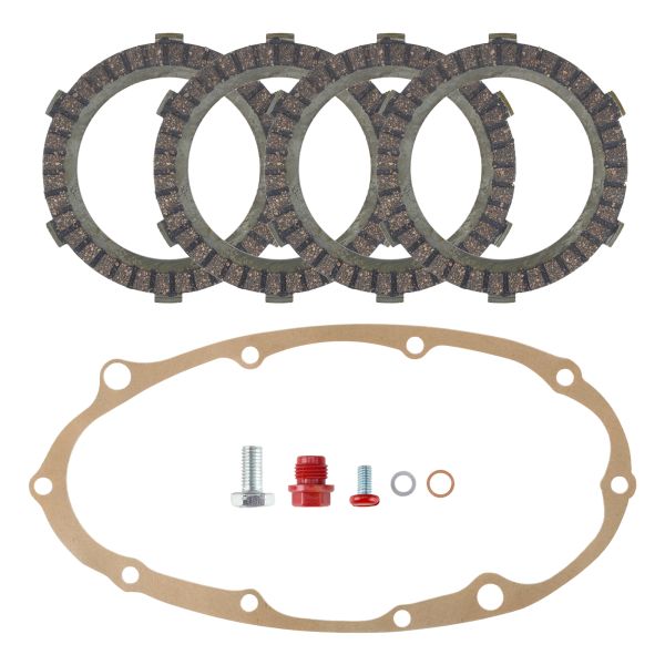 Ölschrauben + Kupplungsdeckeldichtung + Lamellen für Zündapp C ZD CS Hai ZX ZL ZS GTS KS R RS 50 - Citomerx (108825)