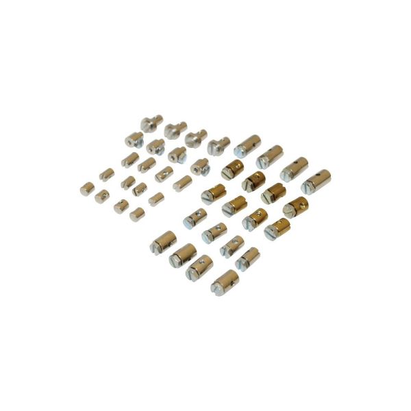 Bowden Cable Screw Nipple Clamp Nipple Set 40 piece For Hercules Puch 