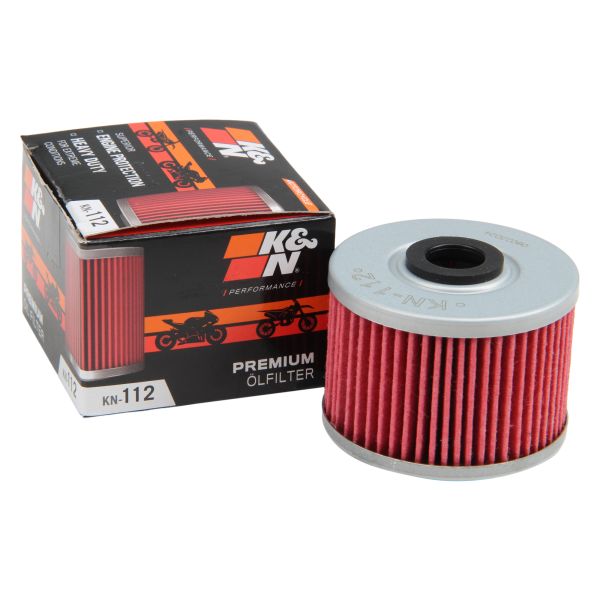 K&N Ölfilter KN-112 für Honda Kawasaki Polaris Suzuki GasGas Motorrad Quad (109522)