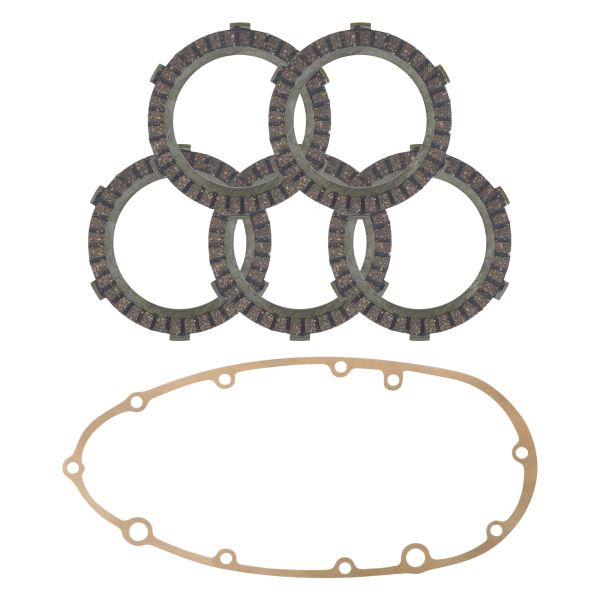 Kupplungslamellen Set + Kupplungsdeckeldichtung für Zündapp KS 125 Sport Typ 521-01L0 521-01L5 (108763)