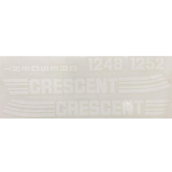 Aufkleber Satz weiß/transparent für MCB Crescent Compact 1248 1252 (187139)