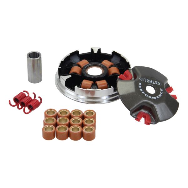 Racing Variomatik incl. Tausch-Gewichte 13 mm KW-Stumpf für Aprilia MBK Yamaha Rex Adly Motowell 50ccm 2-Takt (129064)