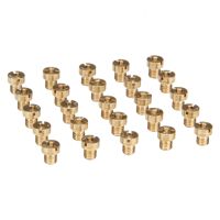 25x Hauptdüse 55-115 M5 für Dellorto Vergaser PHBG, SHA 5mm Hauptdüsen Düsenset (101610)